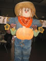 Photo: Scarecrow that Jill painted. It was the "greeter" at the front door.